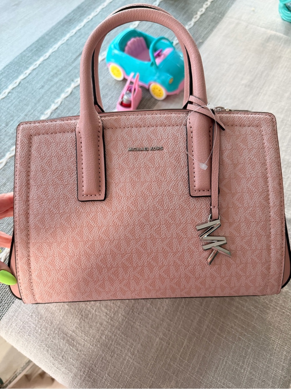 Michael Kors Blush Pink Saffiano Satchel
